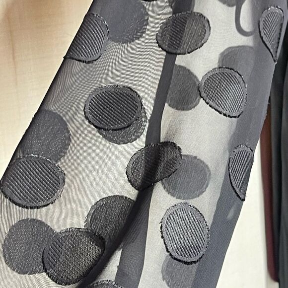 Calvin‎ Klein new black long sleeve see through sleeve, top blouse, size large - Picture 8 of 14